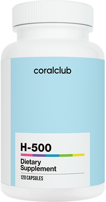 H-500 (120 капсул) Coral Club Корал Клаб Біологічно Активна Добавка 327853 фото