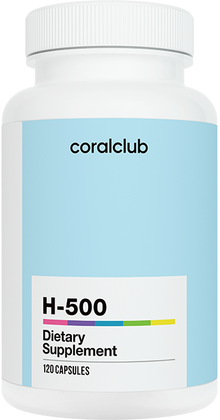 H-500 (120 капсул) Coral Club Корал Клаб Біологічно Активна Добавка 327853 фото