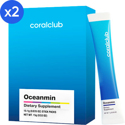 Оушенмін курс на 1 місяць (2 упаковки по 15 стиків) Coral Club Корал Клаб Біологічно Активна Добавка 327904 фото