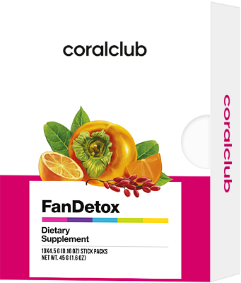 ФанДетокс (10 стик-пакетів) Coral Club Корал Клаб Біологічно Активна Добавка 327916 фото