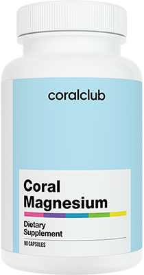 Корал Магній (90 капсул) Coral Club Корал Клаб Біологічно Активна Добавка 327885 фото