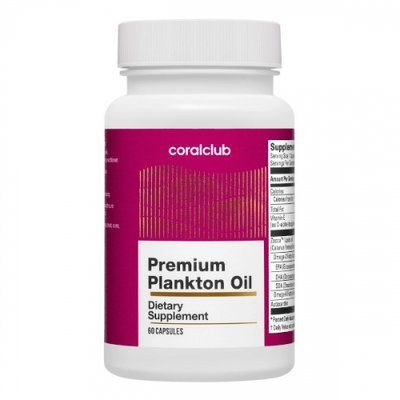 Premium Plankton Oil (60 капсул) Корал Клаб Біологічно Активна Добавка 2192 фото